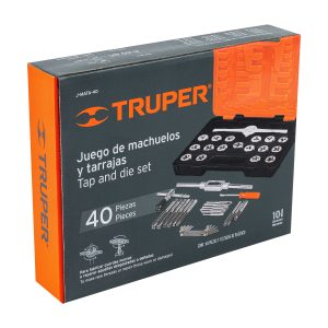 JUEGO MACHOS Y TARRAJAS TRUPER 40PZ 11442