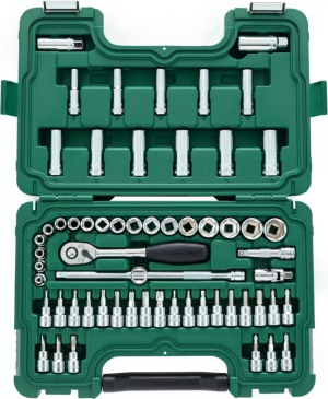 JUEGO COPAS SATA Y PUNTAS 09004 3/8 59PZ MM