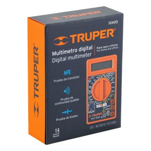MULTIMETRO DIGITAL TRUPER 10400