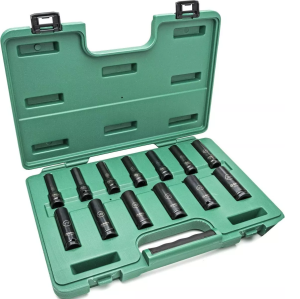 JUEGO COPAS SATA 34398 IMPACTO 1/2 10-24MM 13PZ