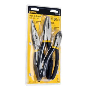 JUEGO ALICATE ELECTRICO PRETUL 8 3PZ 23975