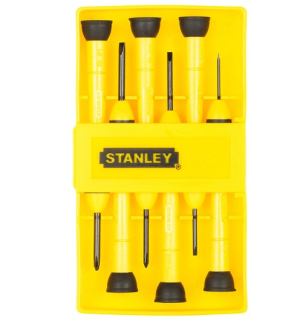 JUEGO DESTORNILLADOR STANLEY DE PRECISION 6PZ 66-052