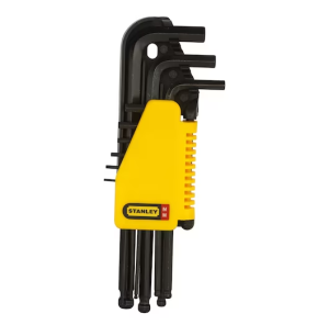 JUEGO LLAVE BRISTOL STANLEY 69-256 MM 9PZ PUNTA BOLA