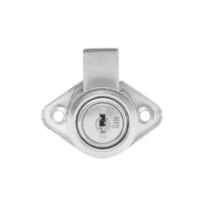 CERRADURA PARA MUEBLE IDEACE GATO 1560 OVALADA CROMO